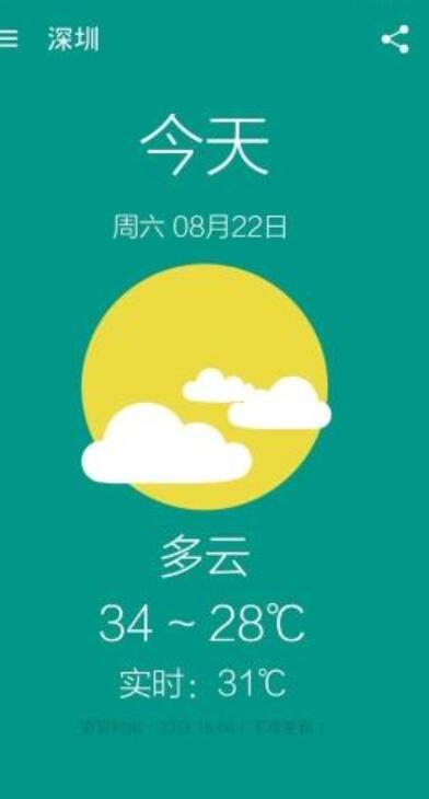 芋头天气APP截图4